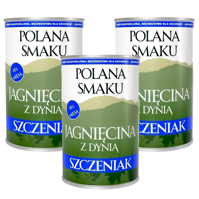 Polana Smaku jagnięcina junior 400 g × 3