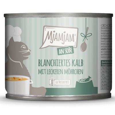 MjAMjAM cielęcina z marchwią w sosie adult 185 g × 6