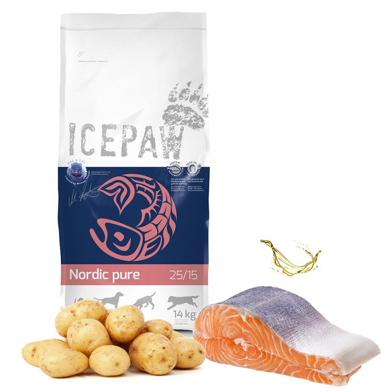 ICEPAW Nordic Pure łosoś adult 14 kg
