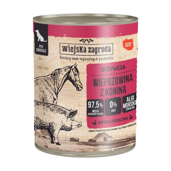 Wiejska Zagroda konina, wieprzowina 800 g
