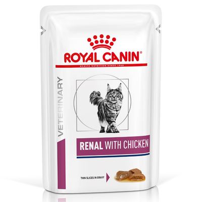 Royal Canin Veterinary Diet Renal kurczak w sosie 85 g × 12