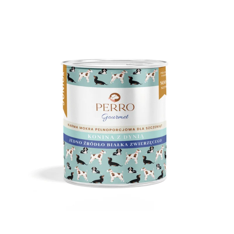 Perro Gourmet konina z dynią junior 400 g