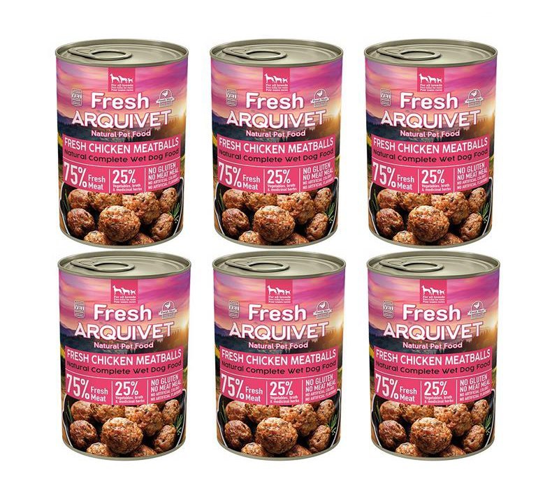 Arquivet Fresh kurczak adult 400 g × 6