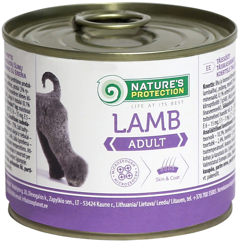 Nature's Protection jagnięcina adult 200 g
