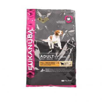 Eukanuba jagnięcina adult małe, średnie rasy 1 kg
