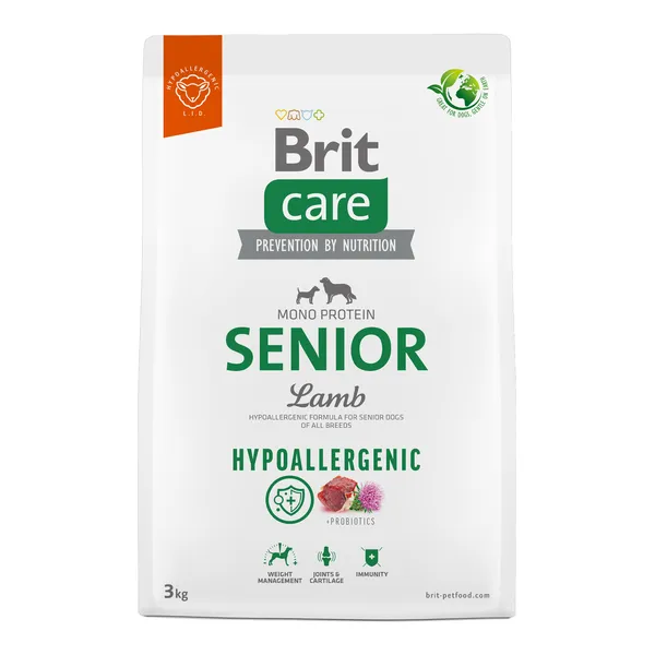 Brit Care jagnięcina senior 3 kg