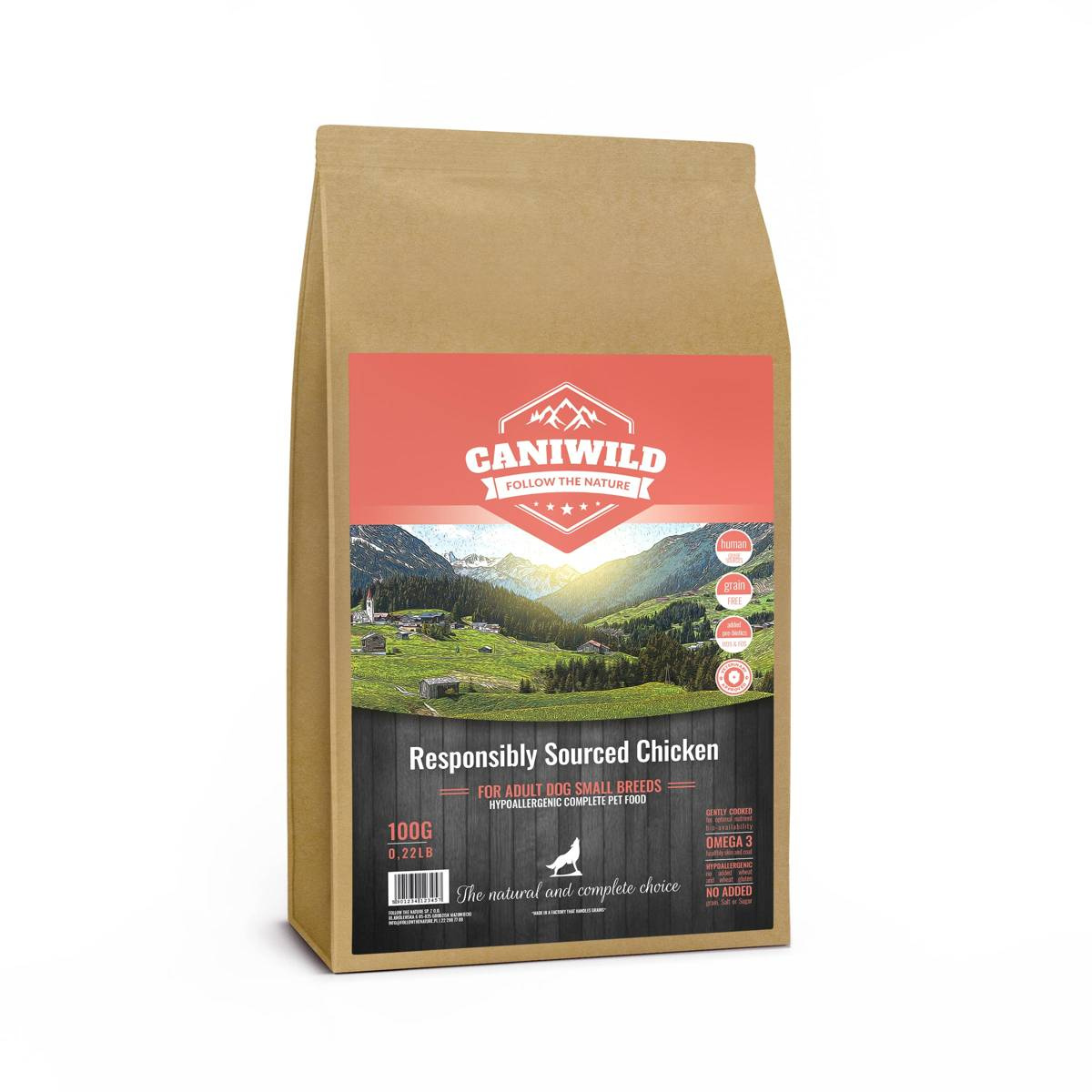 Caniwild Responsibly Sourced kurczak adult małe rasy 100 g