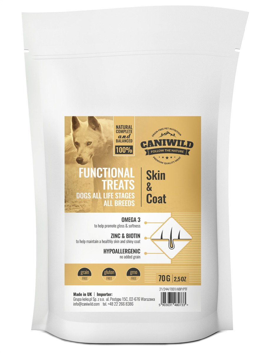 Caniwild Skin & Coat Treats 70 g
