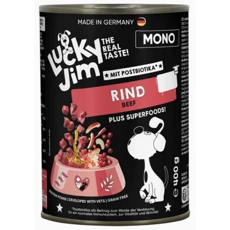 Lucky Jim Mono wołowina adult 400 g