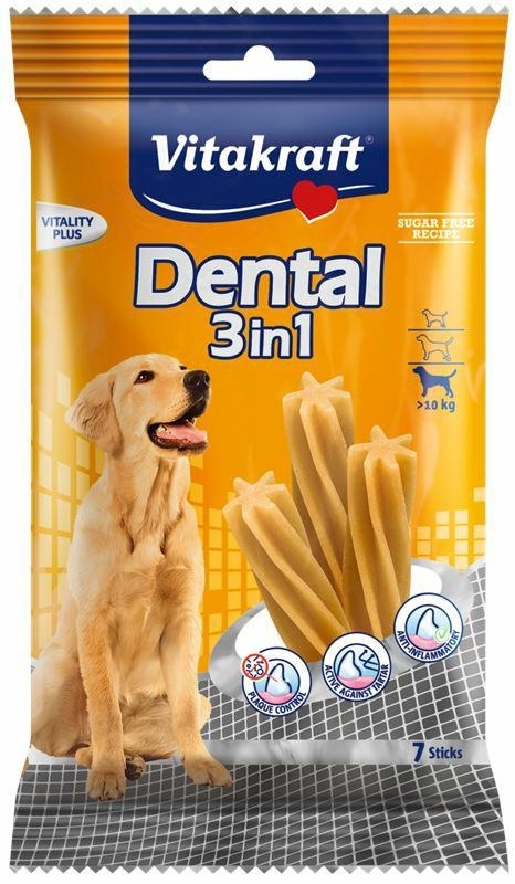 Vitakraft Dental 3w1 adult średnie rasy 180 g