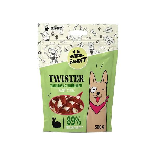 Mr. Bandit Twister królik 500 g