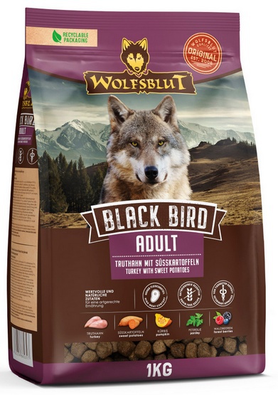 Wolfsblut Black Bird indyk z batatem adult 1 kg