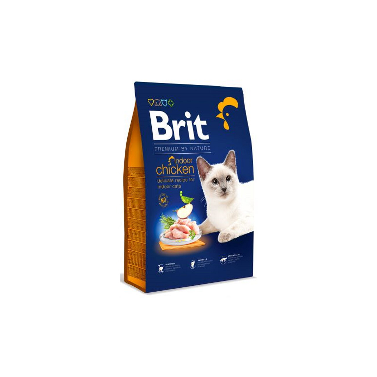 Brit Premium by Nature Indoor kurczak adult 8 kg