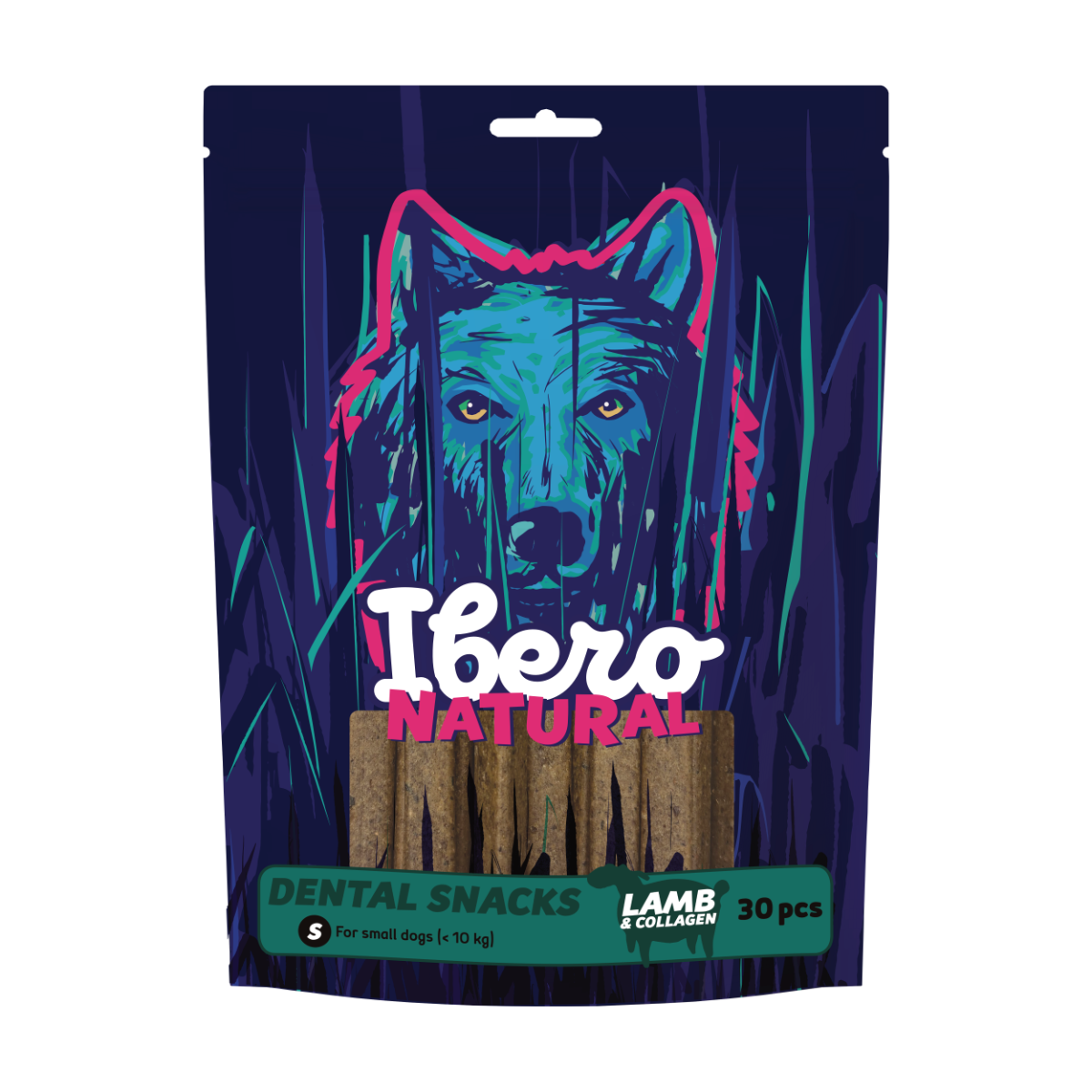 Ibero Natural Dental Snack jagnięcina adult małe rasy 7 g × 30