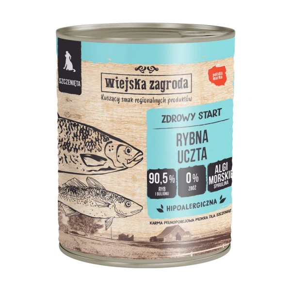 Wiejska Zagroda Rybna Uczta ryba puppy 800 g