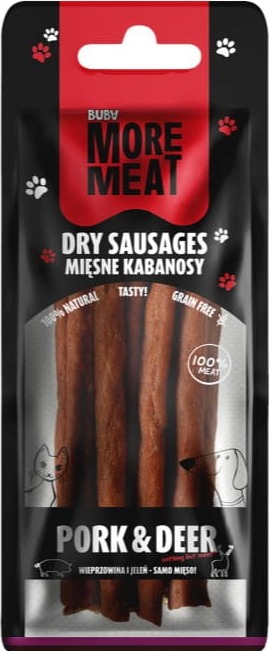 Buba More Meat jeleń, wieprzowina 10 g × 7
