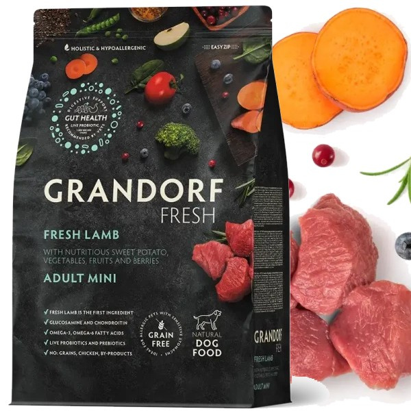 Grandorf Fresh jagnięcina adult małe rasy 1 kg
