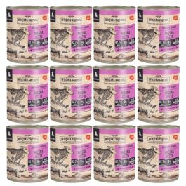 Wiejska Zagroda Mięsna Uczta indyk, wieprzowina, wołowina junior 800 g × 12