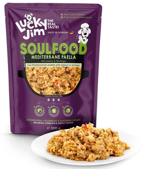 Lucky Jim SoulFood krewetki, kurczak, łosoś adult 300 g