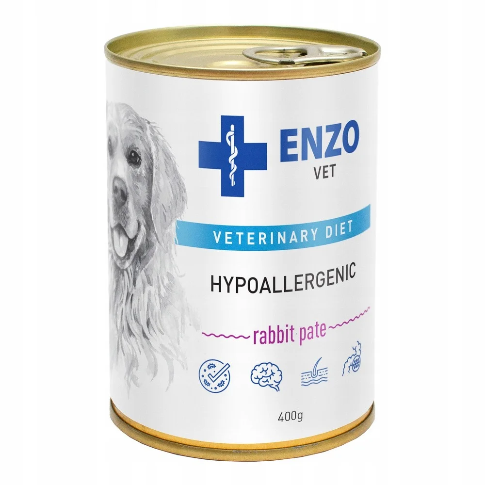 Enzo Vet Hypoallergenic królik z ryżem 400 g