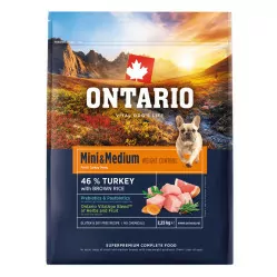 Ontario indyk adult małe rasy, średnie rasy 2,25 kg