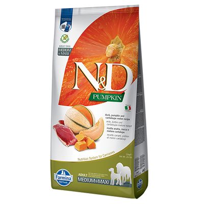 Farmina N&D Pumpkin kaczka adult średnie rasy, duże rasy 12 kg × 2