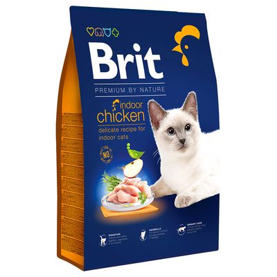 Brit Premium by Nature Indoor kurczak 8 kg × 2