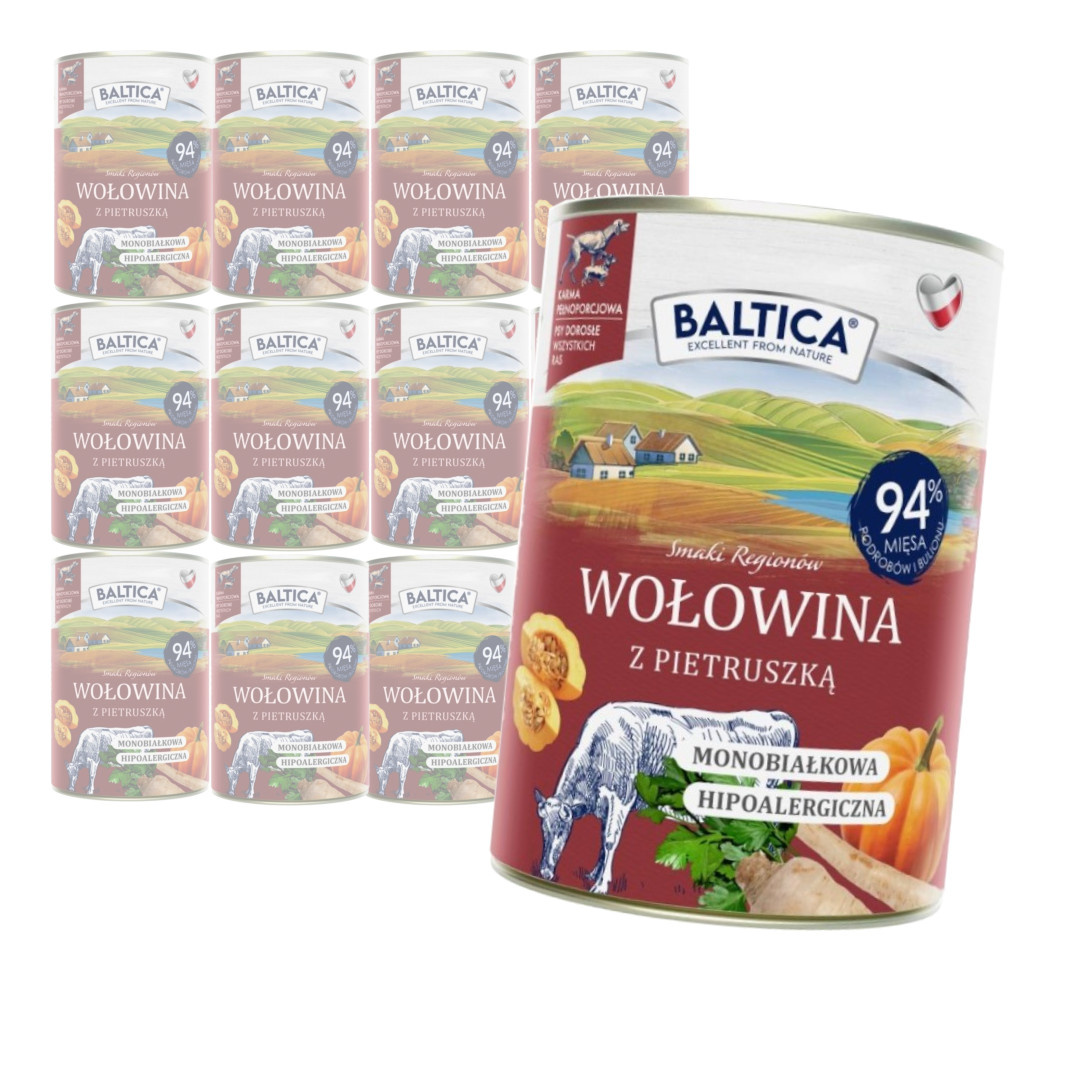 Baltica wołowina adult 400 g × 12