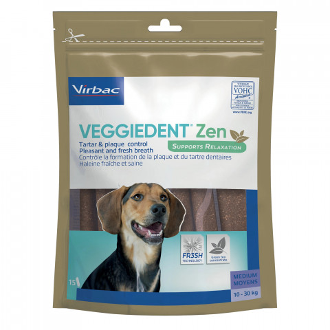 Virbac VeggieDent Zen średnie rasy 23 g × 15