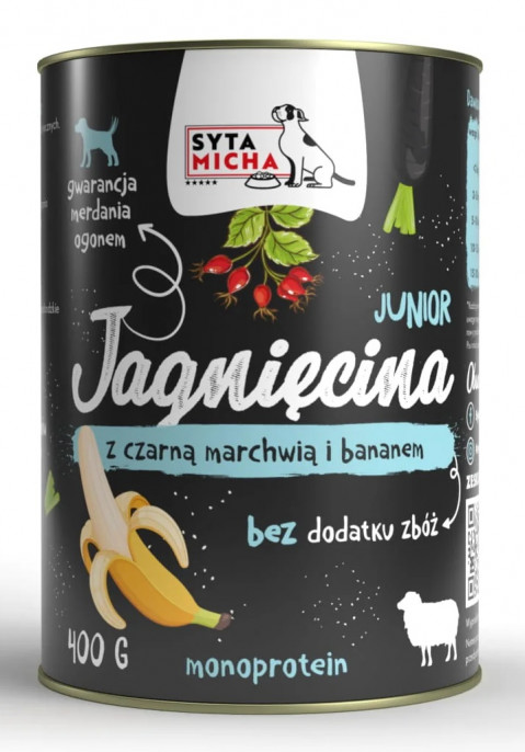 Syta Micha Classic jagnięcina junior 400 g