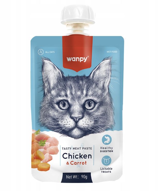 Wanpy kurczak z marchewką pasztet 90 g