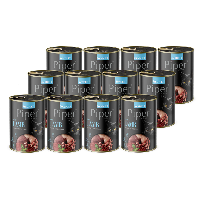 Piper Animals jagnięcina adult 400 g × 12