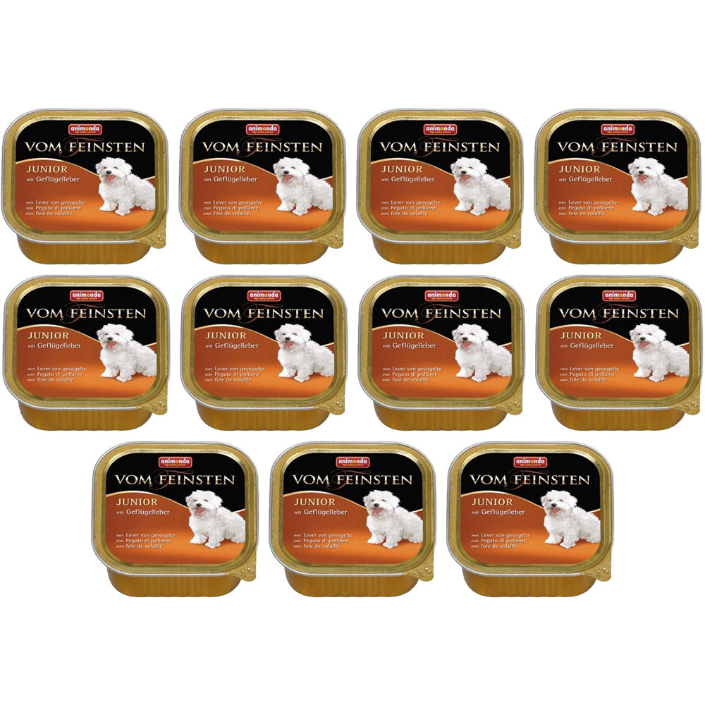 Animonda Vom Feinsten wątróbka drobiowa junior 150 g × 11
