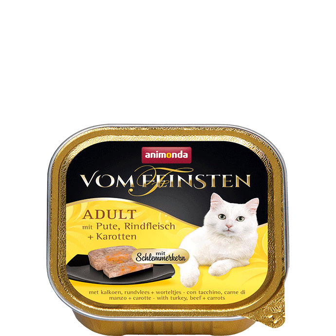 Animonda Vom Feinsten indyk, wołowina z marchewą kawałki adult 100 g