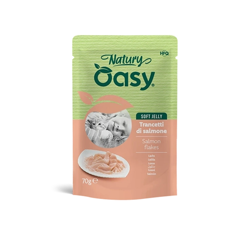 Oasy Natury łosoś w galaretce adult 70 g