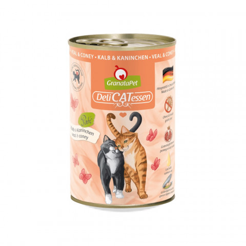 GranataPet DeliCatessen cielęcina, królik pasztet adult 400 g