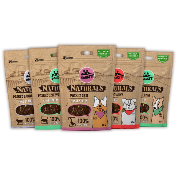 Mr. Bandit Naturals zestaw 5 naturalnych przysmaków dla psa nr 2