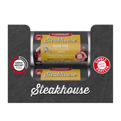 Fleischeslust Steakhouse Sensitive kurczak adult 500 g × 12