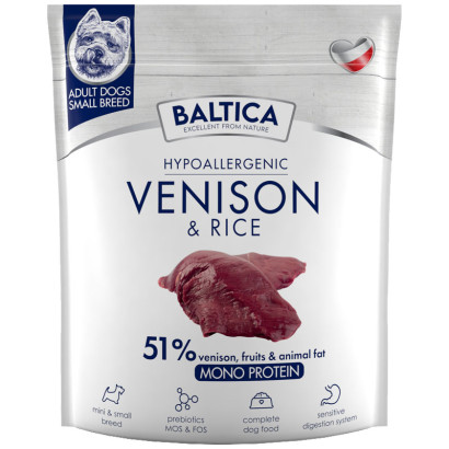 Baltica Nutraceutic dziczyzna małe rasy 1 kg