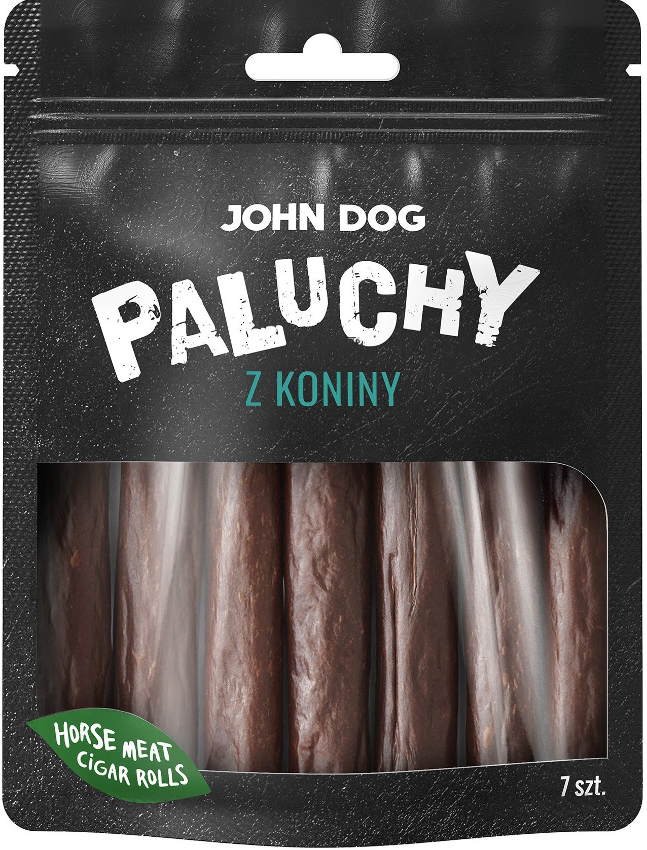 John Dog Paluchy Premium konina 7 g × 7