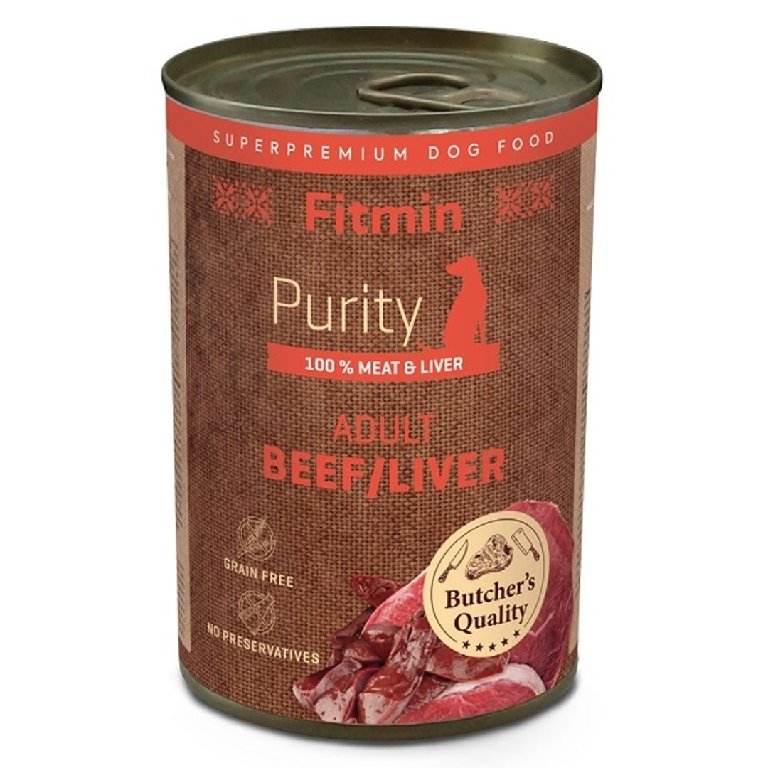 Fitmin Purity wołowina, wątróbka adult 400 g