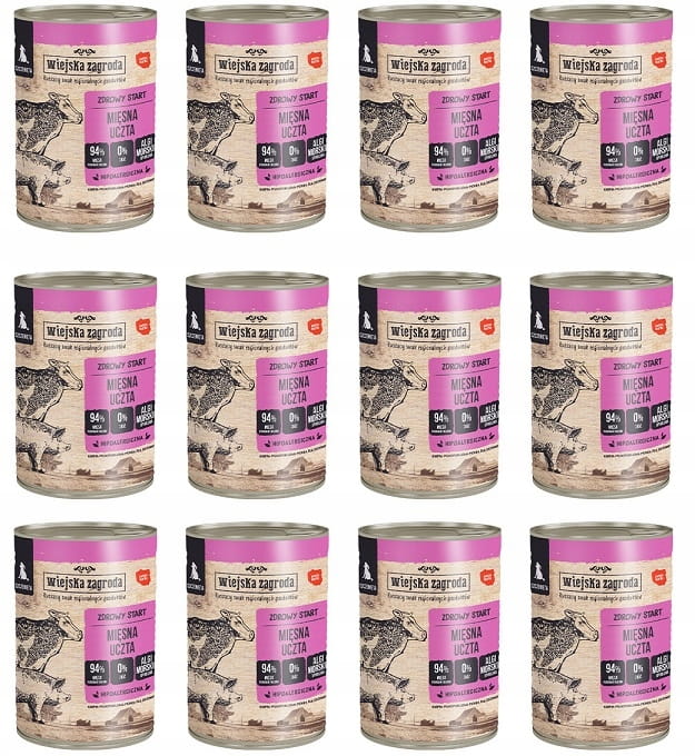 Wiejska Zagroda jagnięcina junior 400 g × 12