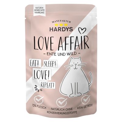 Hardys Love Affair dziczyzna, kaczka pasztet adult 100 g × 12