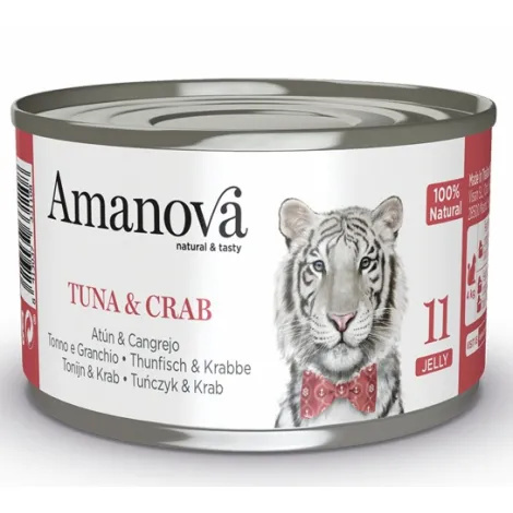 Amanova krab, tuńczyk w galaretce 70 g