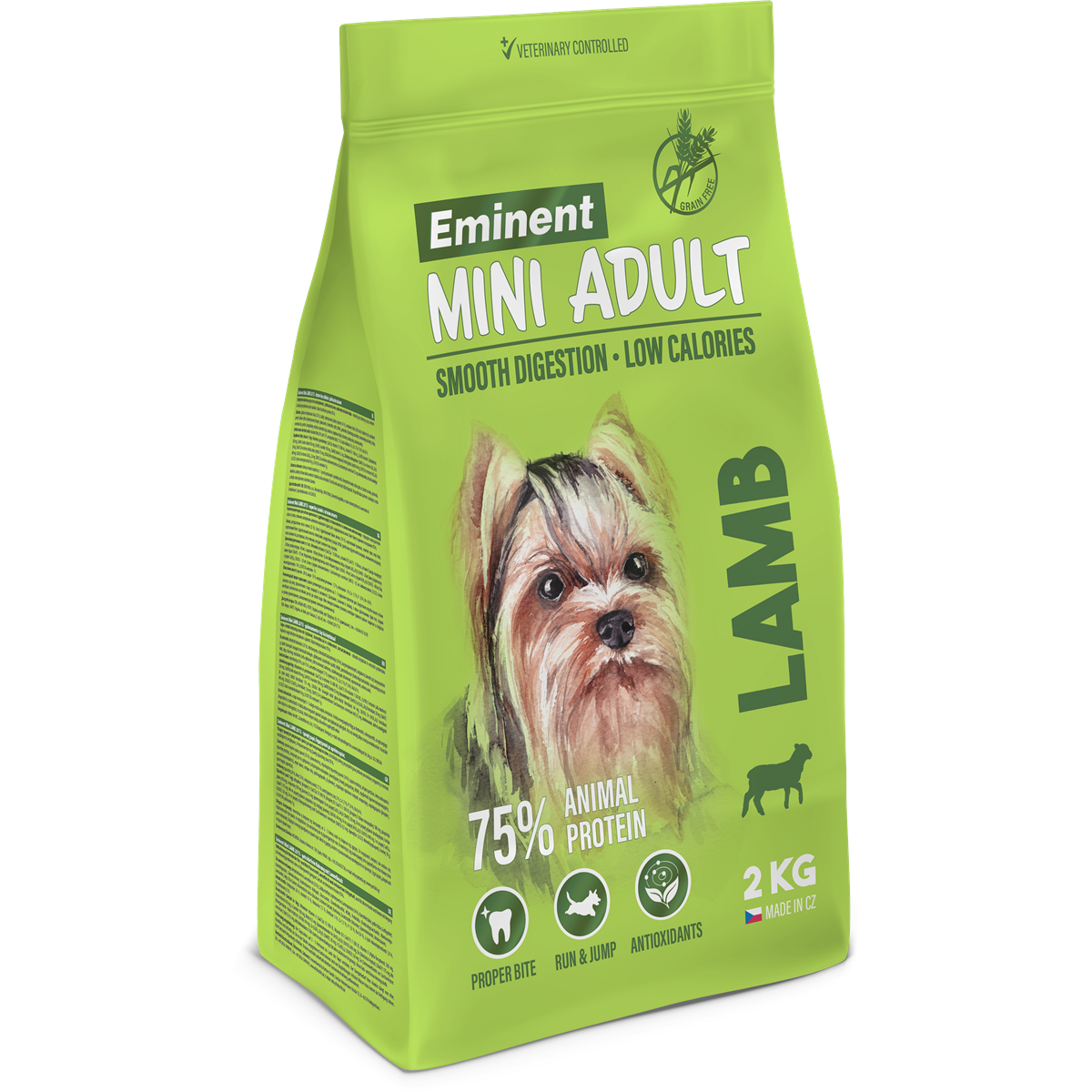 Eminent jagnięcina z batatem adult małe rasy 2 kg