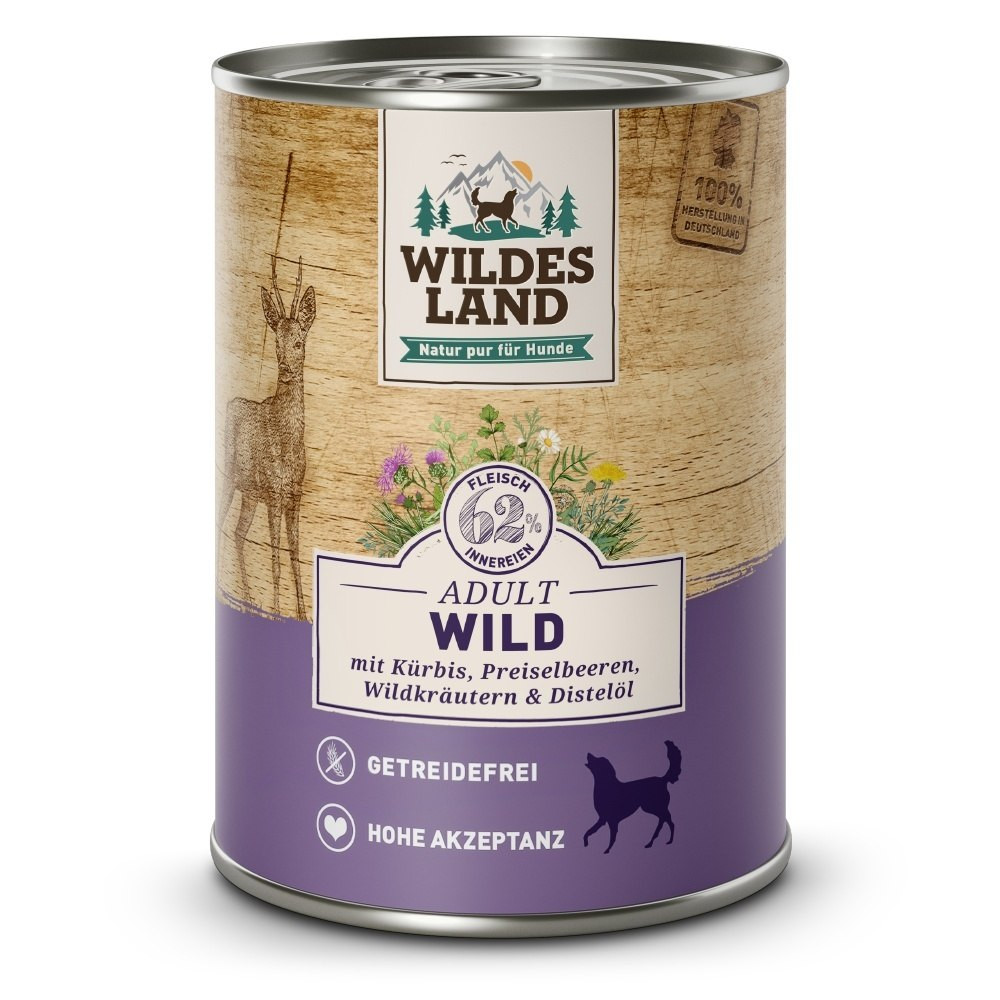Wildes Land Classic dziczyzna adult 400 g