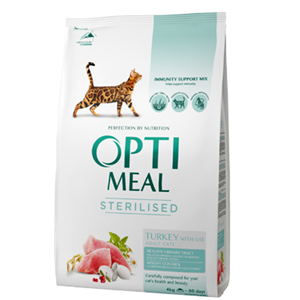 Optimeal Sterilised indyk z owsem 10 kg