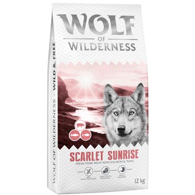 Wolf of Wilderness Scarlet Sunrise łosoś, tuńczyk adult 12 kg × 2