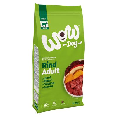 WOW wołowina z burakiem, jabłkiem adult 6 kg