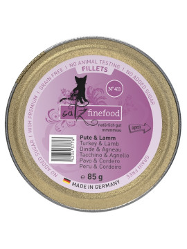 Catz Finefood Fillets N°411 indyk, jagnięcina w galaretce adult 85 g